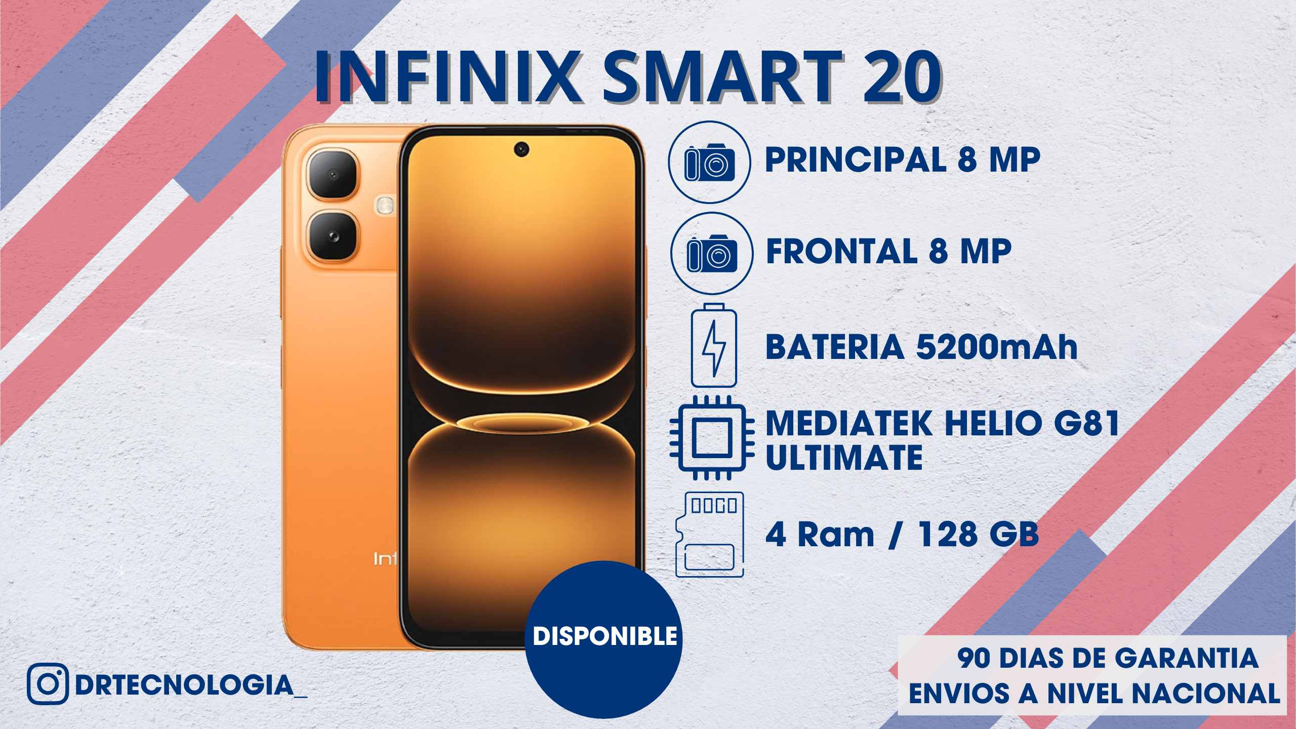 TELEFONO INFINIX SMART 20 4/128GB